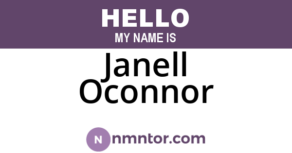 Janell Oconnor