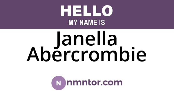 Janella Abercrombie