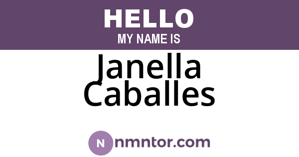 Janella Caballes