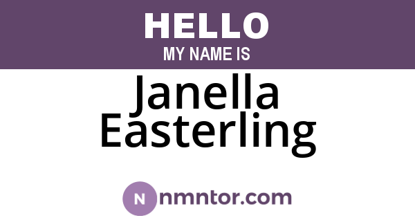 Janella Easterling