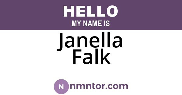 Janella Falk