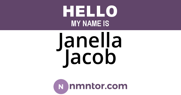 Janella Jacob