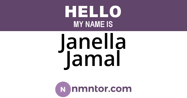 Janella Jamal
