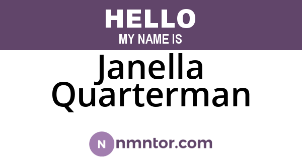Janella Quarterman