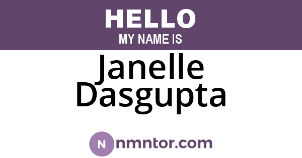 Janelle Dasgupta
