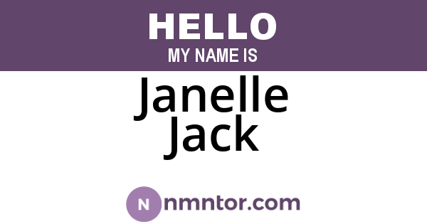 Janelle Jack