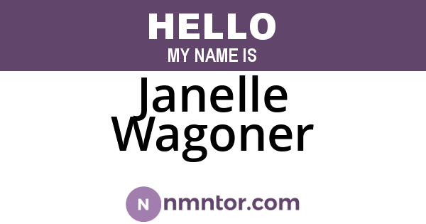 Janelle Wagoner