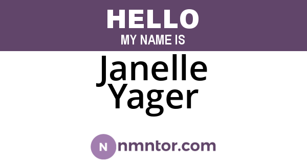 Janelle Yager