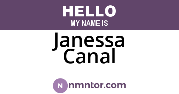 Janessa Canal