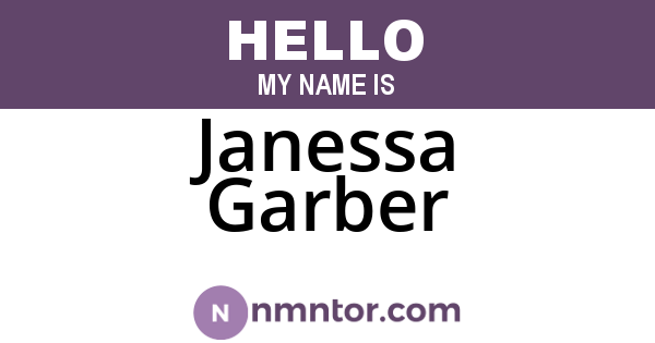 Janessa Garber