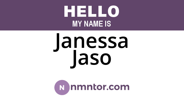 Janessa Jaso