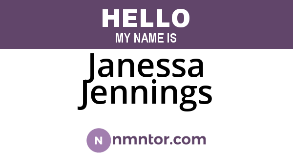 Janessa Jennings