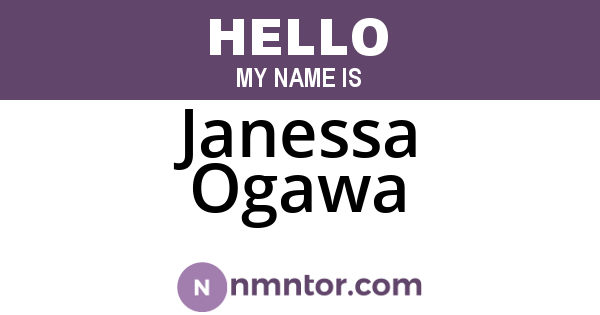 Janessa Ogawa