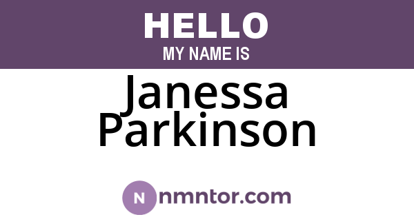 Janessa Parkinson