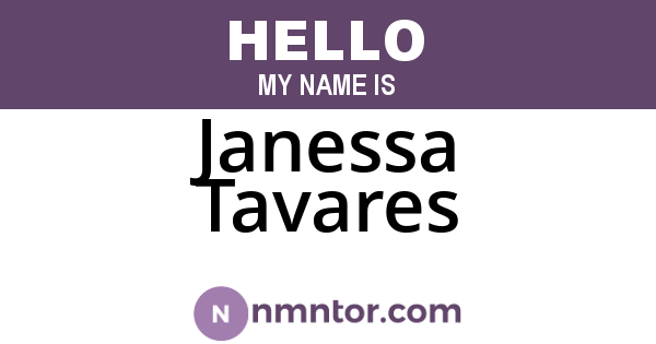 Janessa Tavares