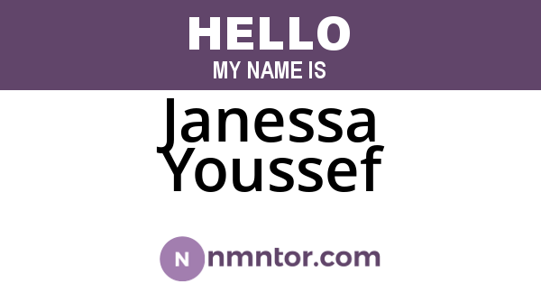 Janessa Youssef