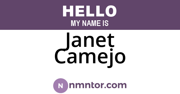 Janet Camejo