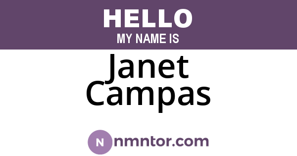 Janet Campas