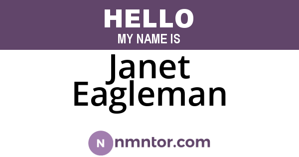 Janet Eagleman