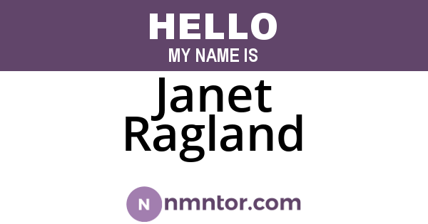 Janet Ragland