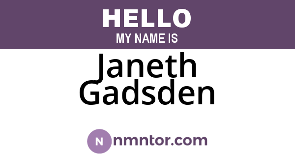 Janeth Gadsden