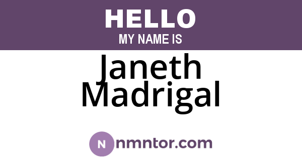 Janeth Madrigal