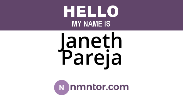 Janeth Pareja