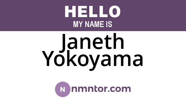 Janeth Yokoyama
