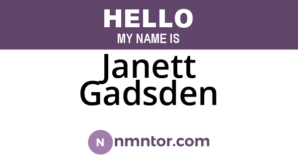 Janett Gadsden