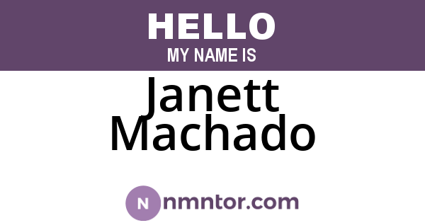 Janett Machado