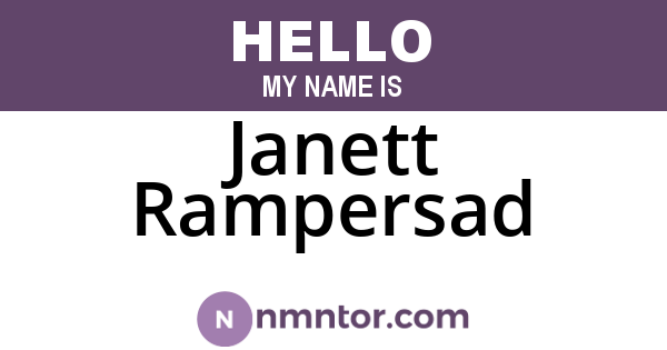 Janett Rampersad