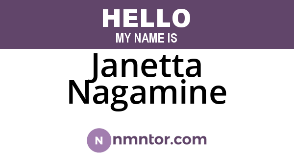 Janetta Nagamine