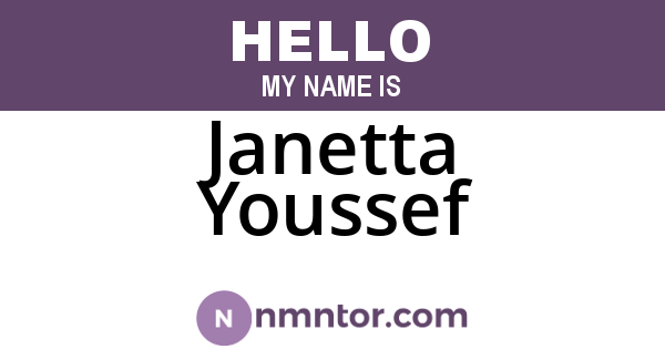 Janetta Youssef
