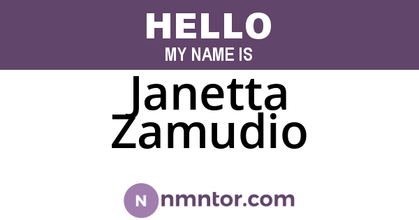 Janetta Zamudio