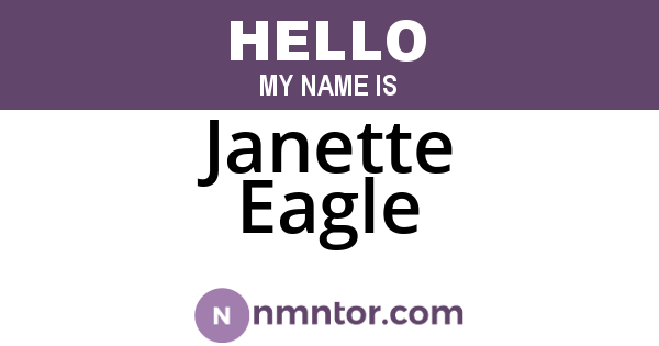 Janette Eagle