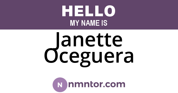 Janette Oceguera