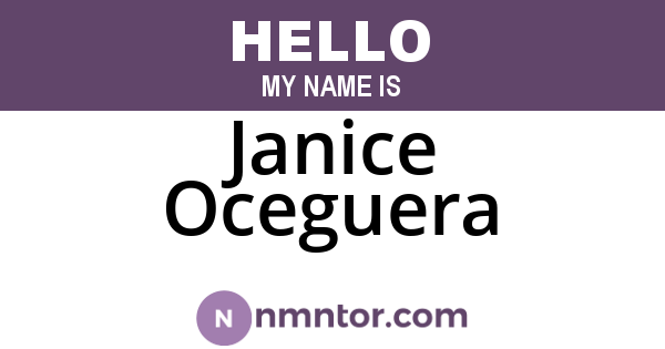 Janice Oceguera