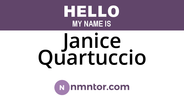 Janice Quartuccio