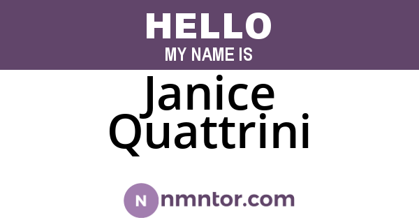 Janice Quattrini
