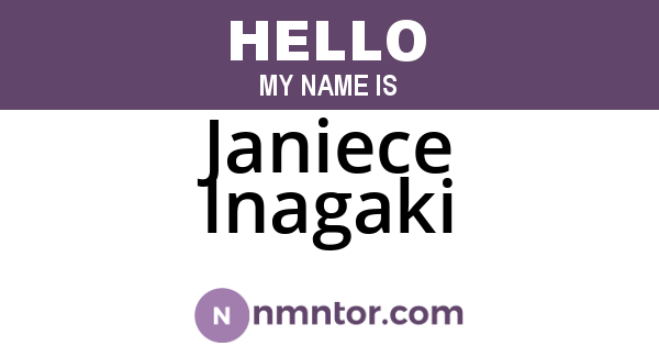 Janiece Inagaki