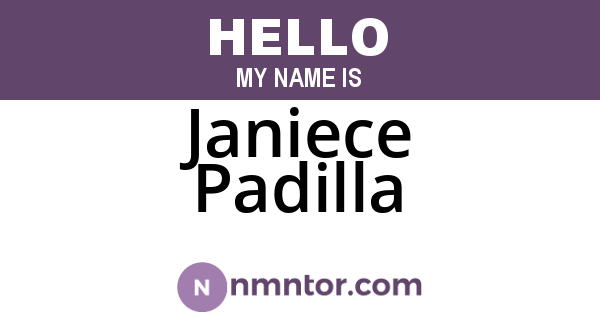 Janiece Padilla