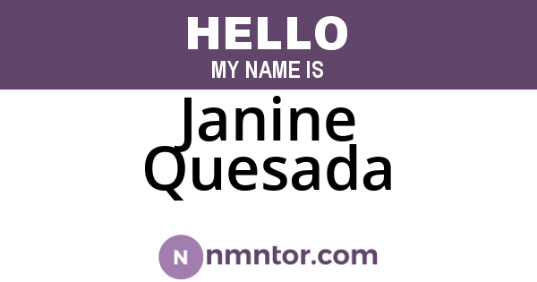 Janine Quesada