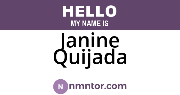 Janine Quijada