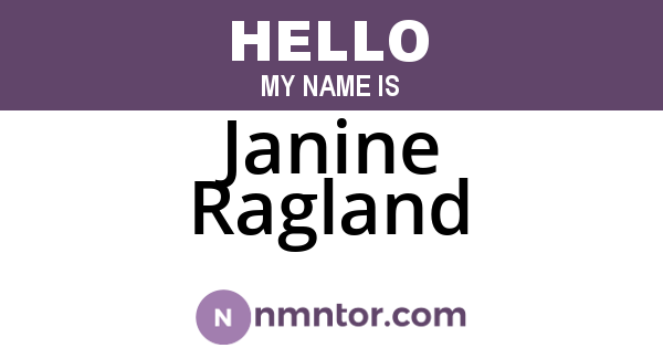 Janine Ragland