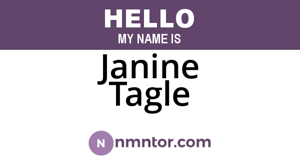 Janine Tagle