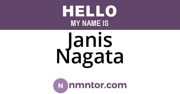 Janis Nagata