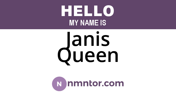 Janis Queen