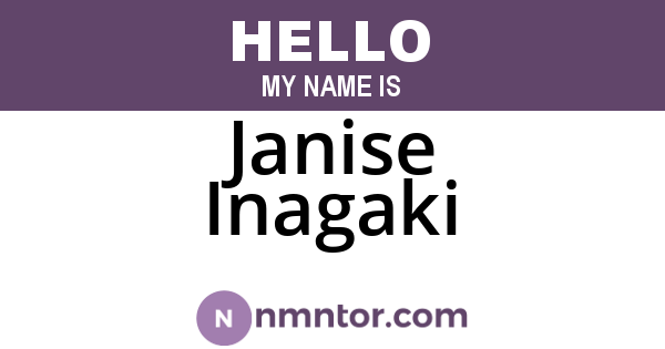 Janise Inagaki