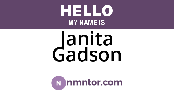 Janita Gadson