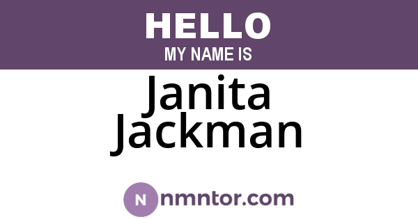 Janita Jackman